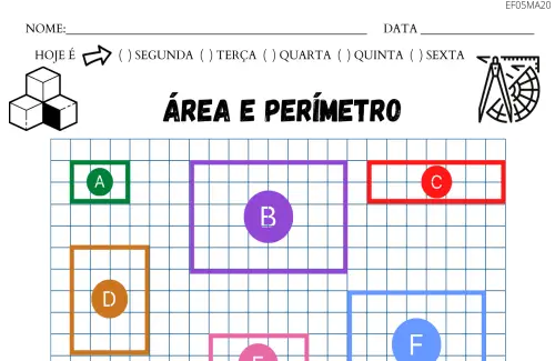 área e perímetro